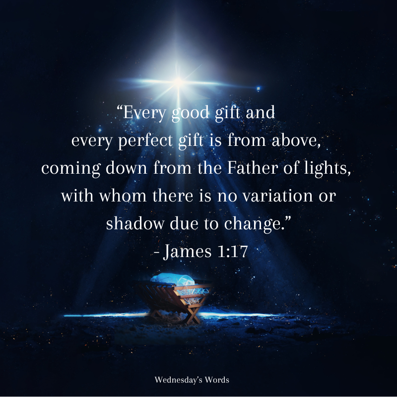 Wednesday’s Words, James 1:17