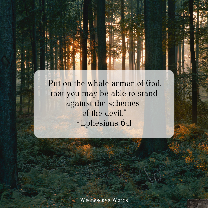 Wednesday’s Words, Ephesians 6:11