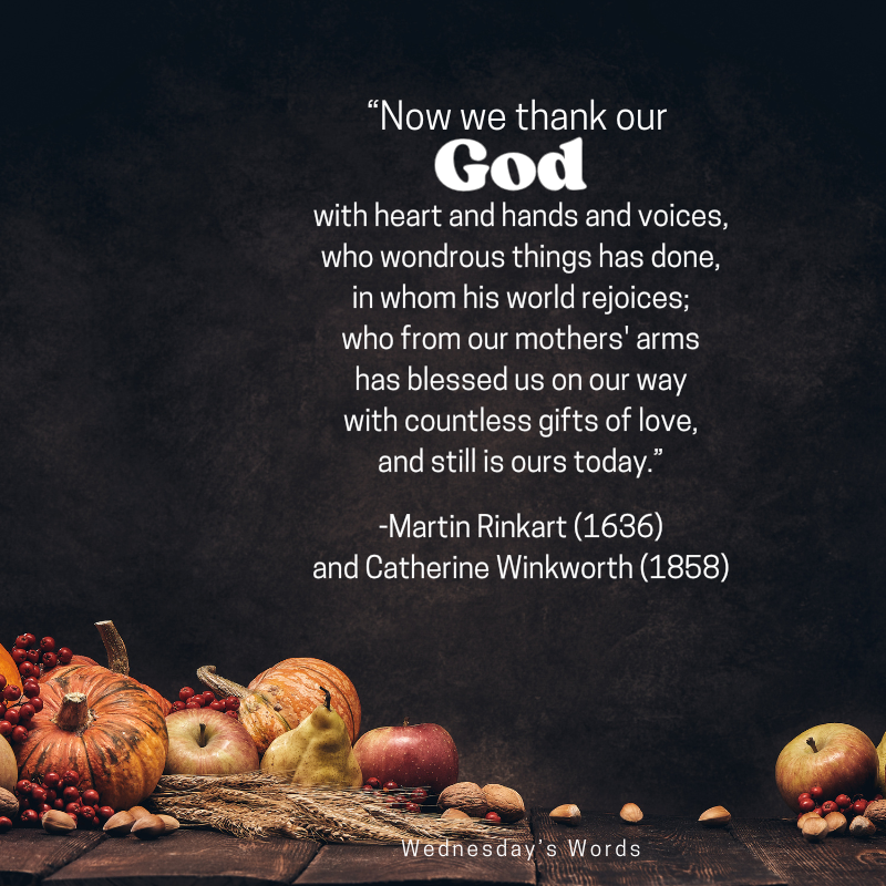 Wednesday’s Words, A Hymn