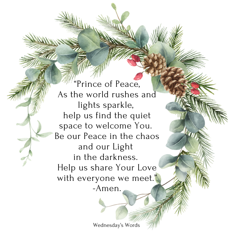 Wednesday’s Words, A Christmas Prayer