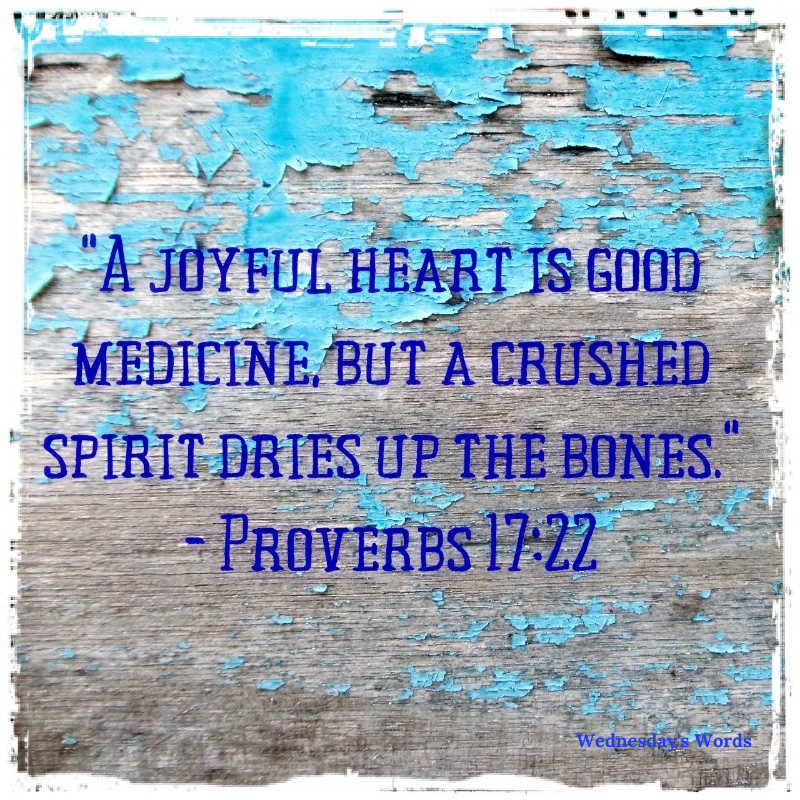 Wednesday’s Words, Proverbs 17:22