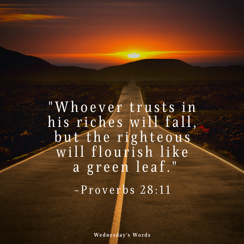 Wednesday’s Words, Proverbs 28:11